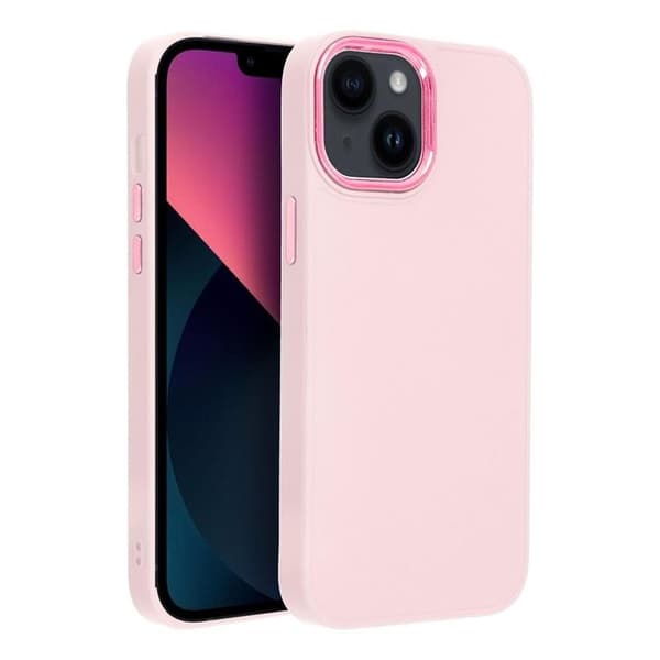 Mobilskal till iPhone 13 Mini Frame - Rosa Rosa
