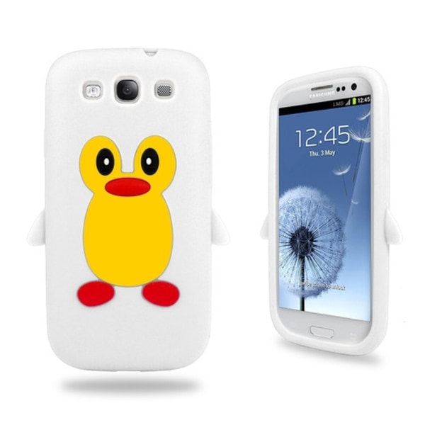 PENGUIN  Silikonskal till Samsung Galaxy S3 i9300 (Vit) Vit