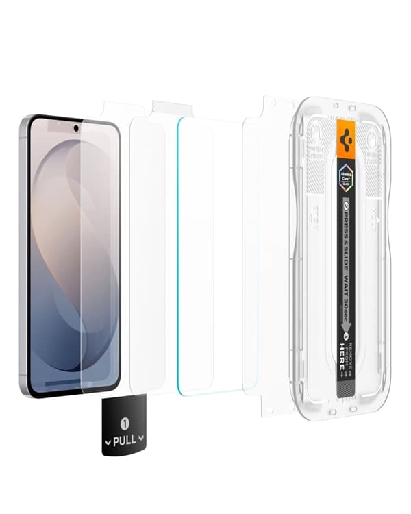 Spigen Härdat Glas Skärmskydd För Galaxy S26 FE EZ Fit Pro - Clear