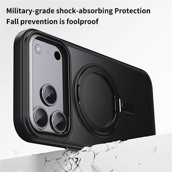 Mobilskal till iPhone 17 Pro Max MagSafe Kickstand Matte - Silver Silver