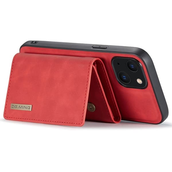 DG.MING M1 Series Mobilskal till iPhone 14 Plus 2-i-1 Röd
