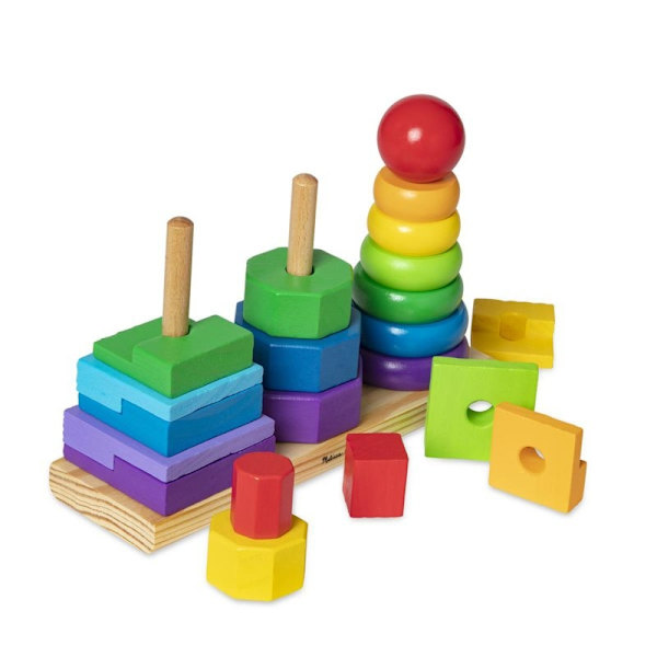 MND Wooden Stacker Geometric