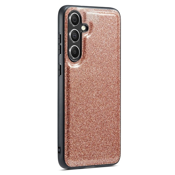 DG.MING Back Shell Mobilskal till Samsung Galaxy S23 FE Glitter Guld