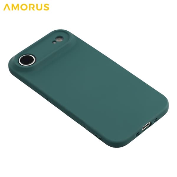 AMORUS Mobilskal till iPhone Air Precise Cutouts TPU Fiber - Armégrön Grön