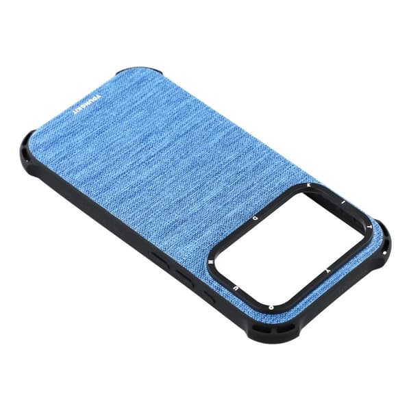 YOUNGKIT Mobilskal till iPhone 17 Pro MagSafe Jeans Cloth - Blå Blå