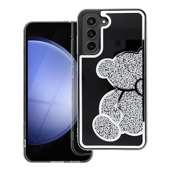 Mobilskal till Galaxy A36 5G Teddy Bear - Silver Silver