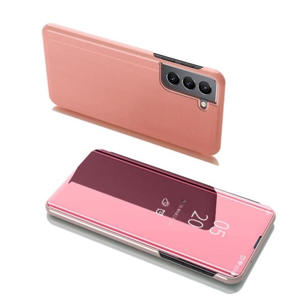 Galaxy S22 Plus Mobile Case Clear View - vaaleanpunainen