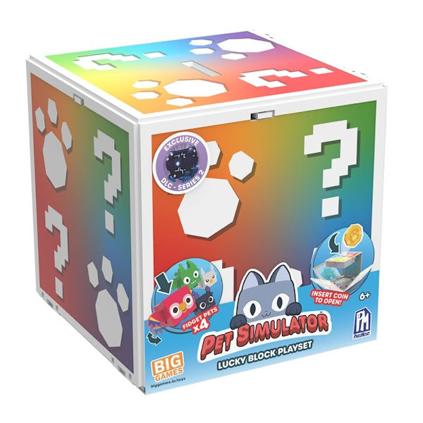 ROBLOX Pet Simulator Lucky Box Playset 4pk S2