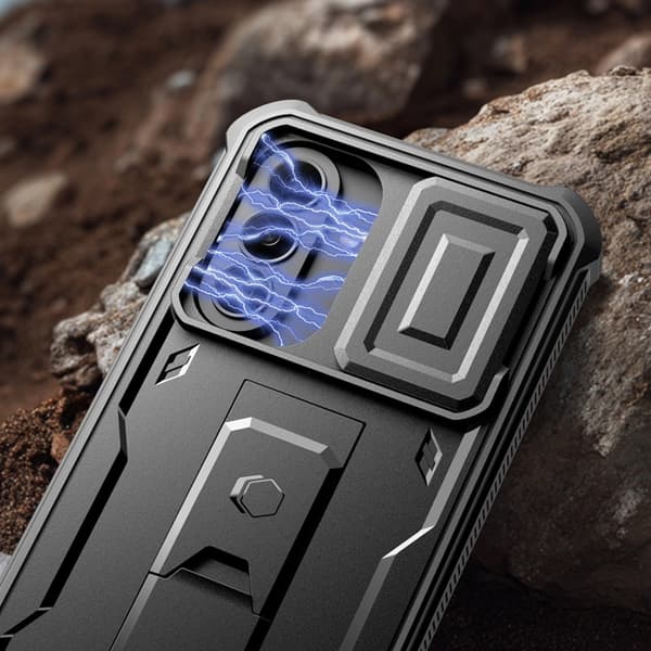 Tech-Protect Mobilskal För Galaxy A36/A37 5G Kevlar Cam Plus 2-Set - Svart Svart