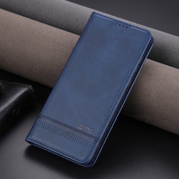 AZNS Xiaomi 13 5G Flip Plånboksfodral Konstläder - Blå