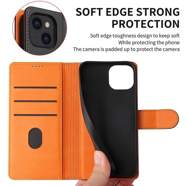 iPhone 14 Pro Pung Etui Dual Flip - Sort Black