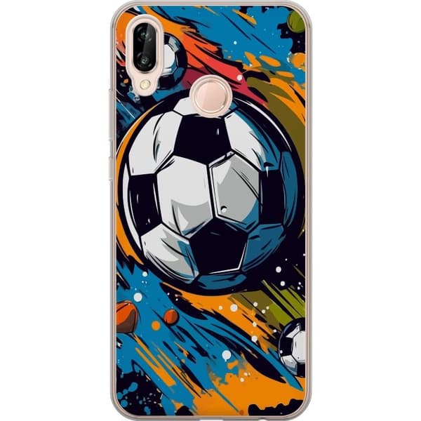 Mobilskal till Huawei P20 lite med Fotbollar