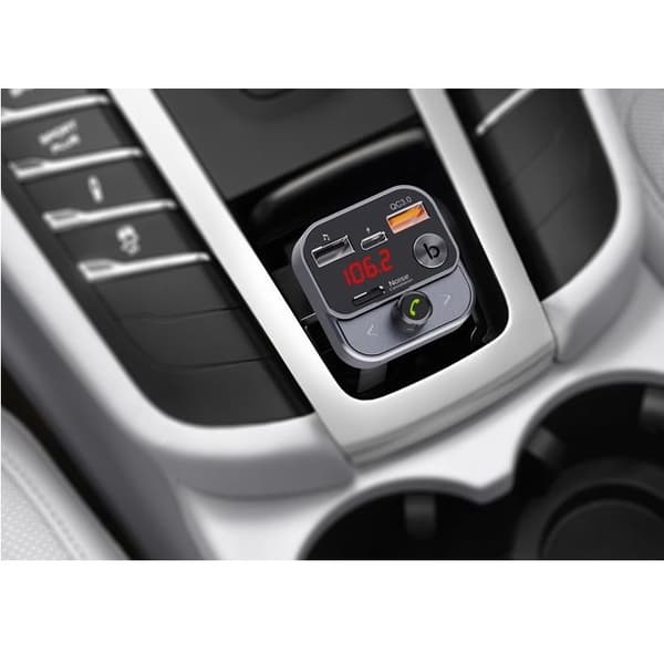 FM MP3-Sändare Bluetooth 5.0 + USB-A/Typ C 30W ART FM-84B Svart