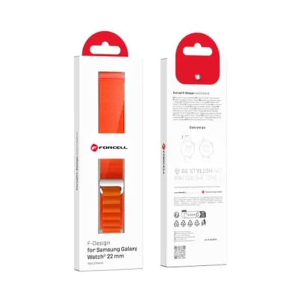 Forcell Galaxy Watch 22mm Armband - orange Orange