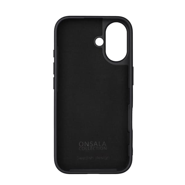 Onsala Mobilskal till iPhone 16 Silikon - Svart Black