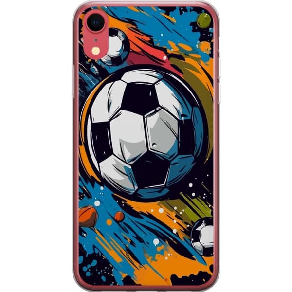 Mobilskal till Apple iPhone XR med Fotbollar