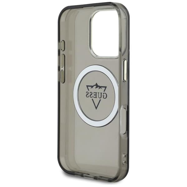 Guess Telefontaske til iPhone 16 Pro Max MagSafe IML Mountain Logo - Sort Black