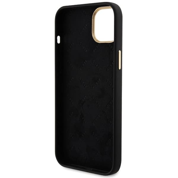Guess Mobilskal till iPhone 15 / 14 / 13 MagSafe Silicone Logo Strass 4G