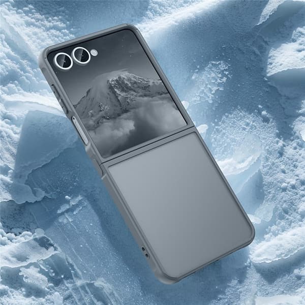 Mobilskal till Galaxy Z Flip7 Drop Proof Frosted Translucent - Blå Blå