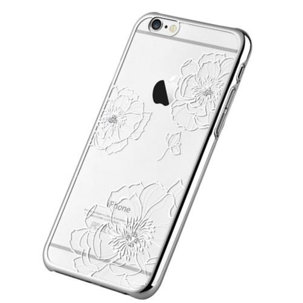 Vouni skal med strass-stenar till iPhone 6 / 6S  - Silver Silver