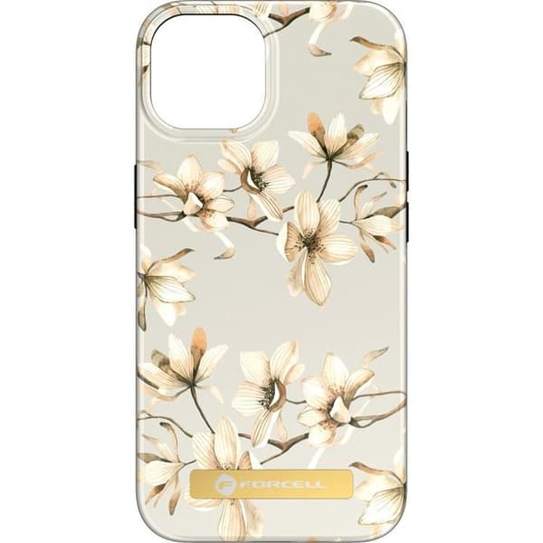 Forcell Mobilskal till iPhone 14 Plus Magsafe Mirage - Spring Flowers Grå