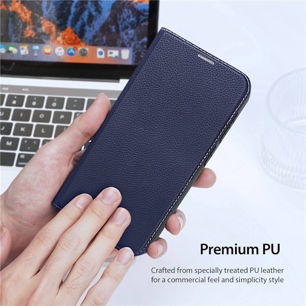 Dux Ducis Galaxy S23 Plus Plånboksfodral Skin X2 Magnetic - Blå