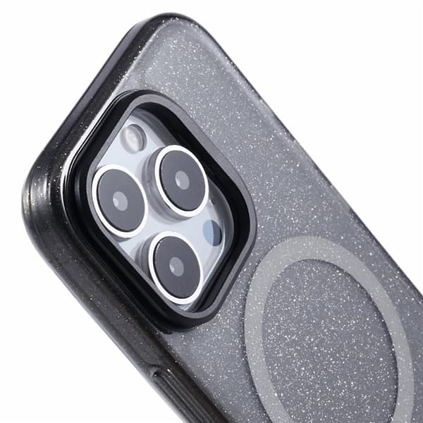 KIGC Mobilskal till iPhone 16 Pro MagSafe Epoxy Kickstand - Svart Svart
