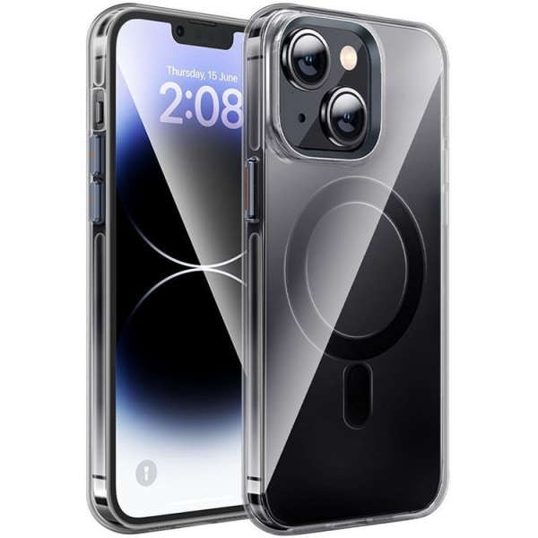 Hoco iPhone 15 Mobile Case Magsafe Amber - Läpinäkyvä