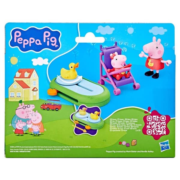 PEPPA PIG Legetøj 3" Legesæt Peppa Og Evie Park Fun