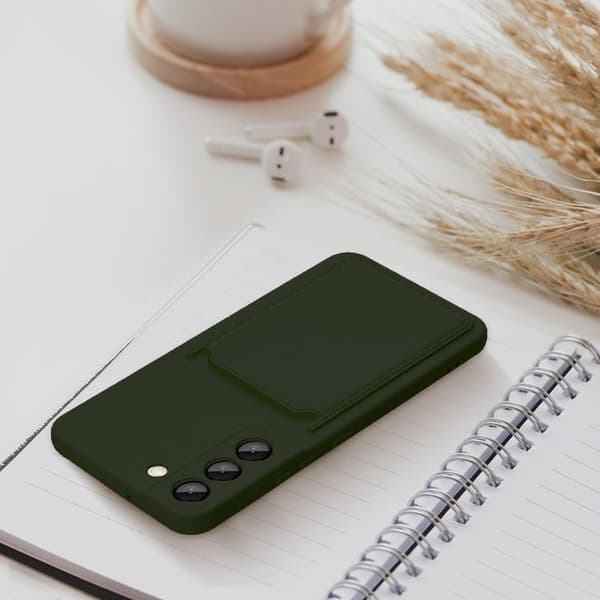 Telefontaske til Galaxy S24 Plus Kortholder - Grøn Grön