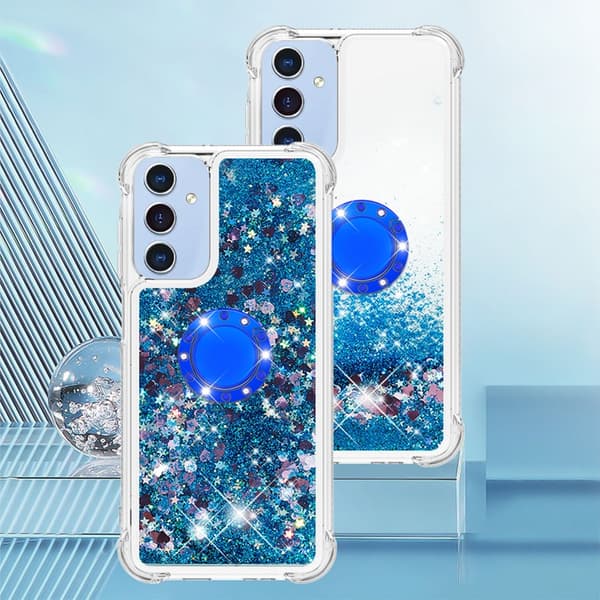Mobilskal till Galaxy A17/A26 Kickstand Quicksand TPU - Blå Blå