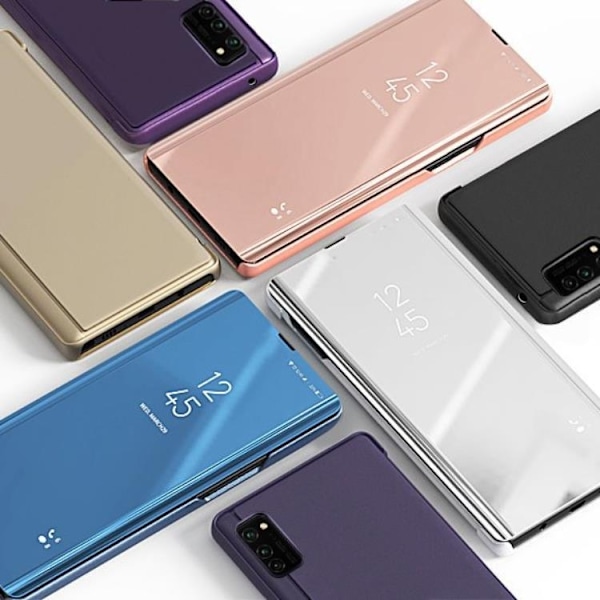 Clear View Cover Galaxy A72 - Blå Blue