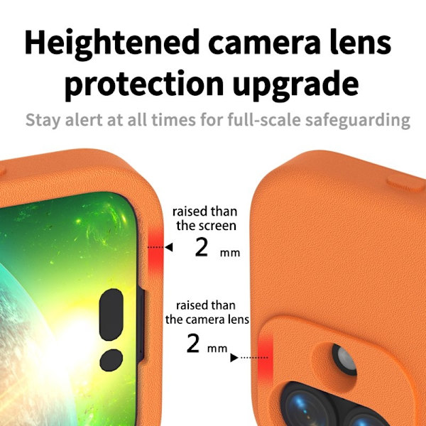 Mobilskal till iPhone 17 Shockproof EVA - Orange Orange