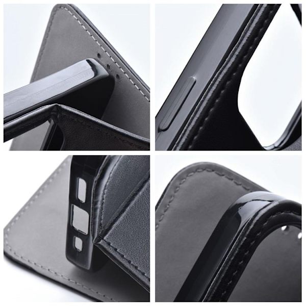 iPhone 16 Plånboksfodral Smart Magneto - Svart Svart