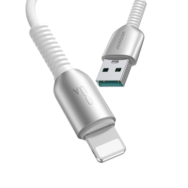Joyroom S-A51 3A USB-A - Lightning Kabel 1.2m - Ljusgrå Grå
