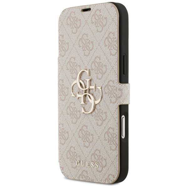 Guess iPhone 17 Pro Max Plånboksfodral Metal Logo - Rosa Rosa