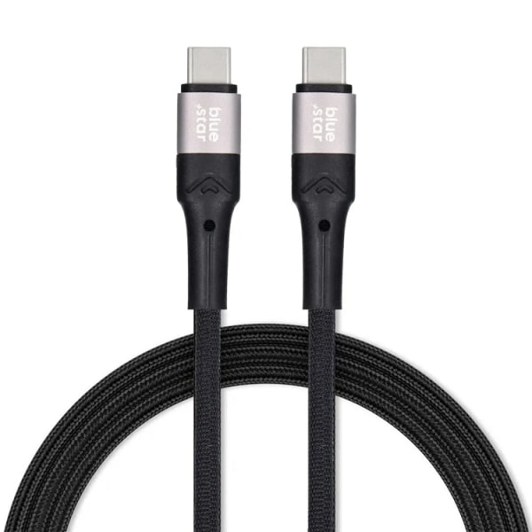 Blue Star USB-C til USB-C Kabel 1,2m - Sort
