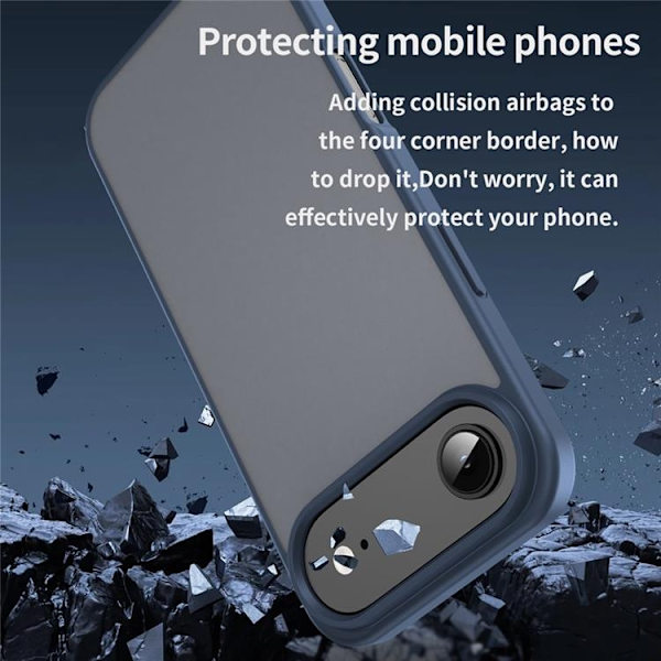 Mobilskal till iPhone Air Skin Touch Matte - Blå Blå