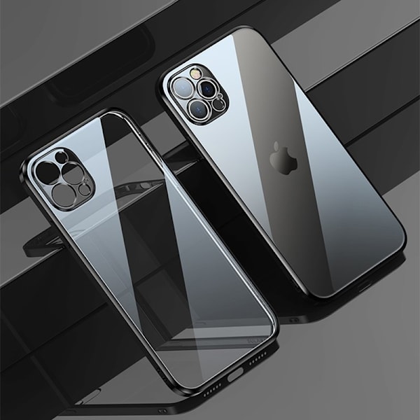SULADA Mobilskal till iPhone 13 Pro Full Protective Electroplating Svart