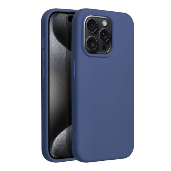 Mobilskal till iPhone 15 Pro Silicone - Blå Blå