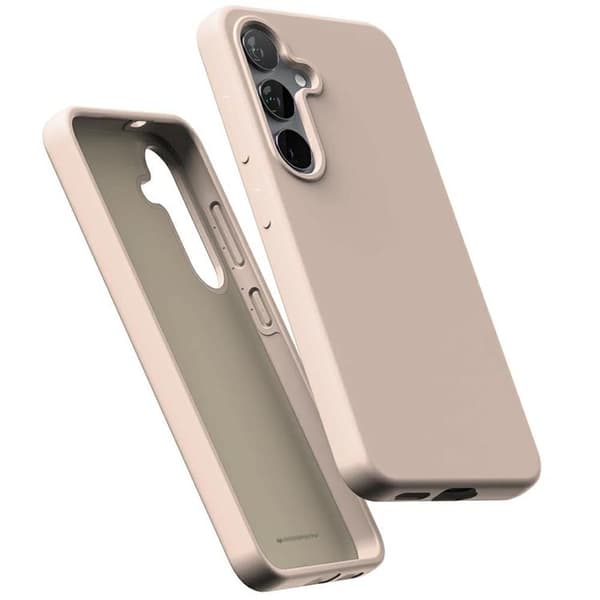Mercury Mobilskal till Galaxy S25 Plus MagSafe Pure Silikon - Rosa Sand Rosa