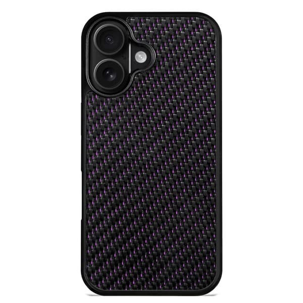 Mobilskal till iPhone 17 MagSafe Aramid Fiber Twill Texture - Lila Lila