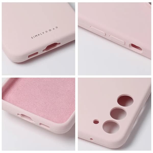 Roar Mobilskal till Galaxy S25 Edge Cloud Skin - Ljusrosa Rosa
