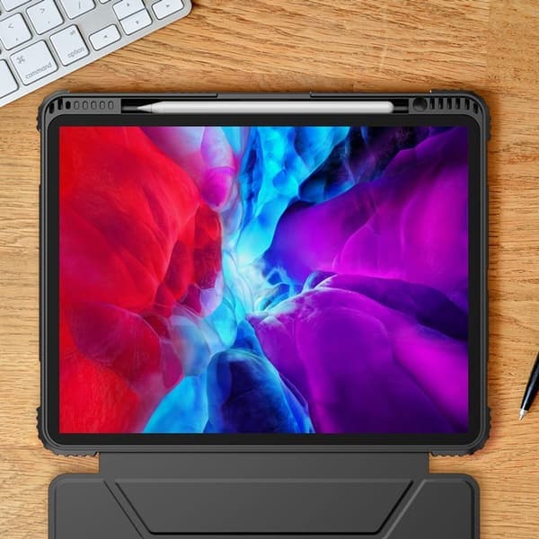 NILLKIN Armor Leather Cover Ipad Pro 11 2020 Sort Black