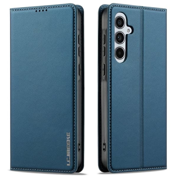 LC.IMEEKE L1 Series Samsung Galaxy A54 5G Plånboksfodral Konstläder - Blå