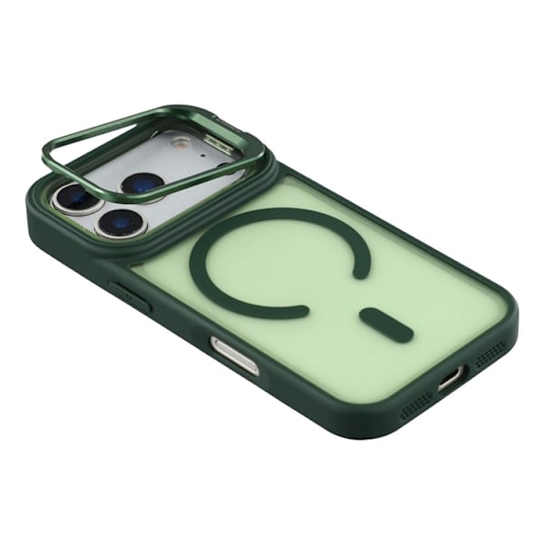 Mobilskal till iPhone 17 Pro MagSafe Lins Kickstand - Grön Grön