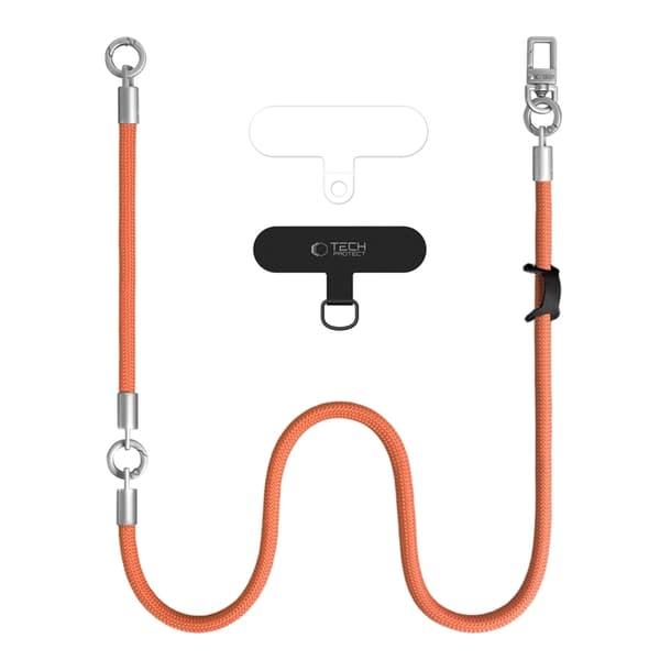 Tech-Protect Mobilrem Crossbody Och Wrist C10S - Orange/Titanium Orange
