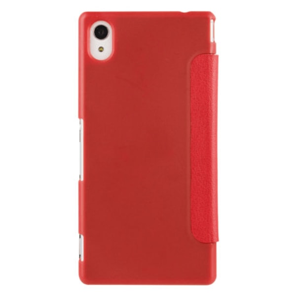 Roxfit SlimLine Book flip case till Sony Xperia M4 Aqua - Röd