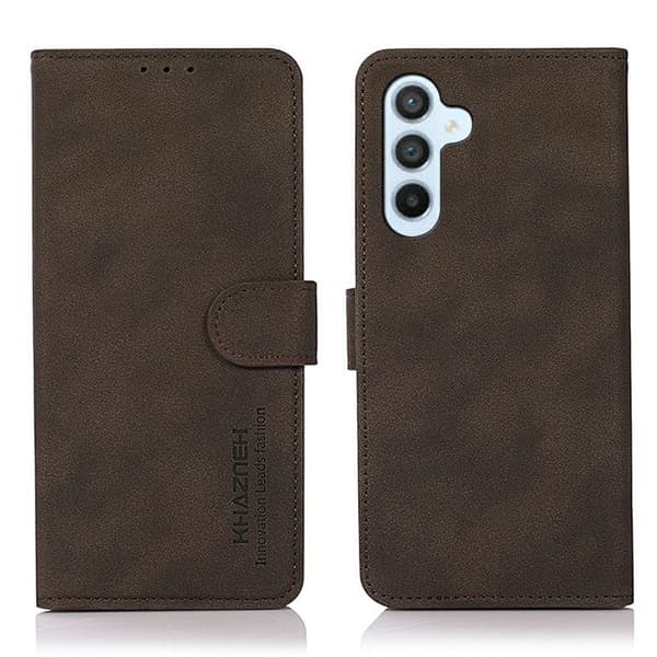 KHAZNEH Samsung Galaxy S26 / S26 Pro Plånboksfodral Konstläder Ställ - Brun