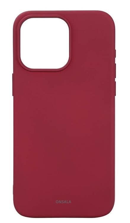 Onsala Mobilskal till iPhone 15 Pro Max Magsafe Silicone - Deep Röd Röd